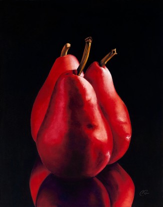 "3 Red Pears"