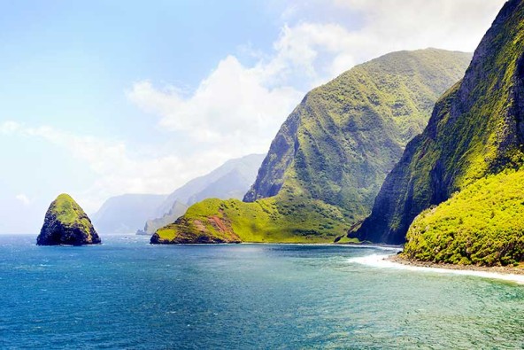 Kalaupapa Molokai Sea Cliffs 0396