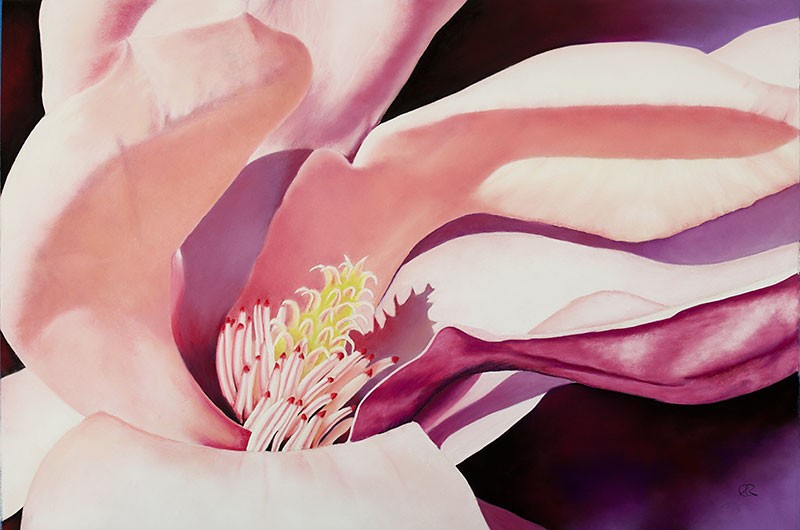 "Magnolia Flower Painting"